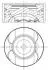 Поршень Mahle MERCEDES 83.25mm OM651 \'\'09>> MAHLE / KNECHT 001PI00133001 (фото 1)