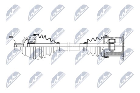 DRIVESHAFT NTY NPW-AU-105