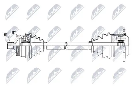 DRIVESHAFT NTY NPW-AU-097