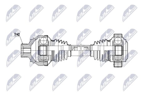 DRIVESHAFT NTY NPW-AU-079