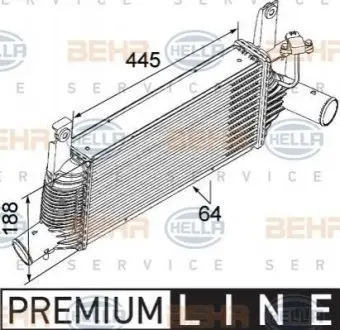 Інтеркулер HELLA 8ML376746041