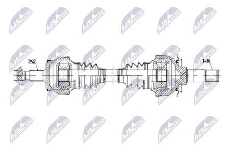 DRIVESHAFT NTY NPW-ME-188