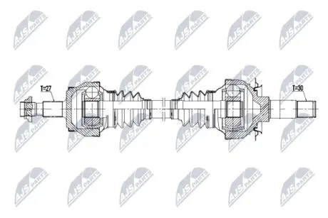 DRIVESHAFT NTY NPW-ME-188