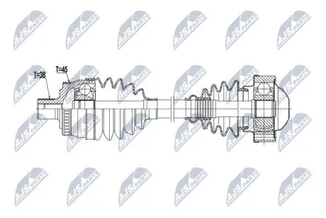 DRIVESHAFT NTY NPW-AU-109