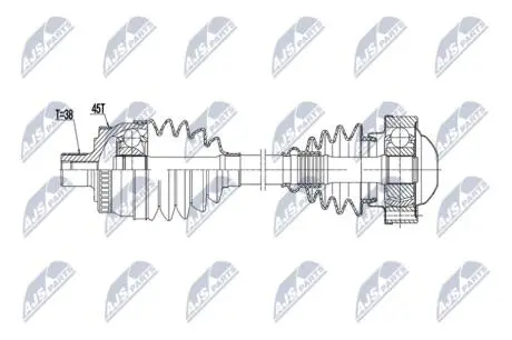 DRIVESHAFT NTY NPW-AU-110