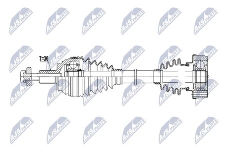 DRIVESHAFT NTY NPW-AU-106