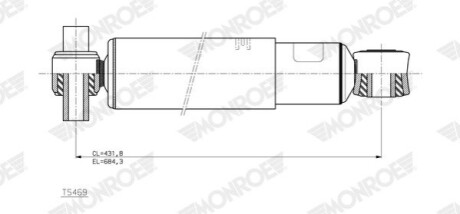 Автозапчасть MONROE T5469