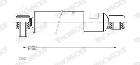 Автозапчасть MONROE T5469
