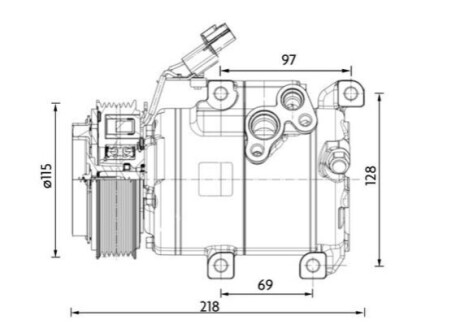 Автозапчасть MAHLE / KNECHT ACP1467000P