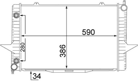 Автозапчасть MAHLE / KNECHT CR1544000S