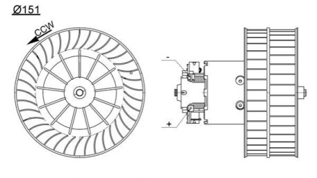 SILNIK DMUCHAWY BMW 3 (E36) MAHLE / KNECHT AB193000S