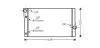 AVA BMW Радіатор охолодження двиг. 5 F10, 6 F13, 7 F01 2.0/3.0d 10- AVA COOLING BW2410 (фото 1)