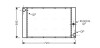 AVA BMW Радіатор охолодження 5 E60, 7 E65/66 520d/745d AVA COOLING BW2337 (фото 1)