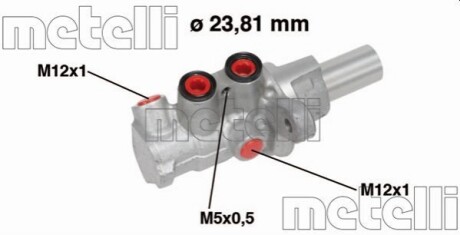 Циліндр гідравлічний гальмівний Metelli 05-0749