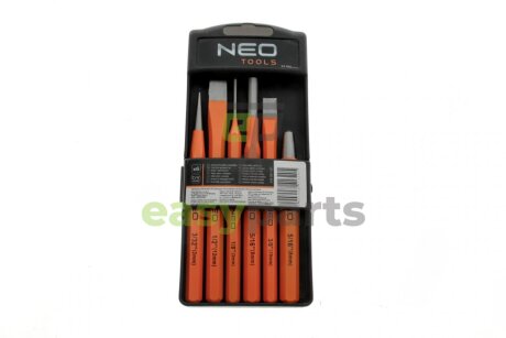 Набір зубил, кернерів та виколоток 6 од. NEO TOOLS 33-061