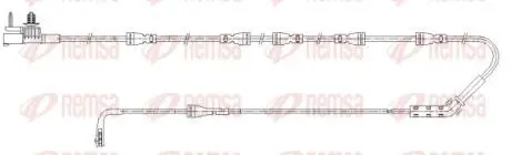 LAND ROVER Датчик зносу гал. колодок (передній) DISCOVERY 2.0 16-, RANGE ROVER 3.0 12- REMSA 001192