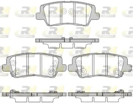 Гальмівні колодки дискові ROADHOUSE 21564.05