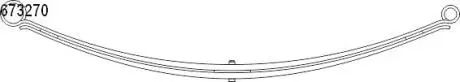 Рессора листовая Citroen Jumper/Fiat Ducato/Peugeot Boxer (06-) CS CS Germany 1067327000