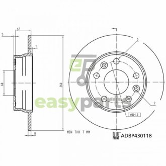 Автозапчасть BLUE PRINT ADBP430118 (фото 1)