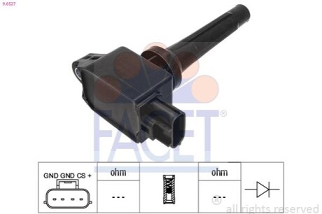 Котушка системи запалювання FACET 9.6527