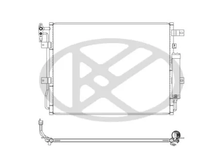 Радіатор кондиціонера KOYORAD CD611303