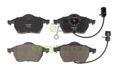 Колодки гальмівні диск. перед. Audi/A6 (з датчиками) 91-97 RAISO RP1049