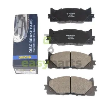 Колодки гальмівні диск. перед. Toyota Camry/Lexus ES 01- RAISO RP3429