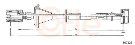 Linka licz. DUCATO 2.5TD 95- COFLE 92S07126 (фото 1)