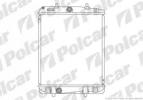Радіатор охолодження Polcar 2301081X
