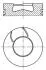 Поршень двигуна MAHLE / KNECHT 008 41 00 (фото 1)