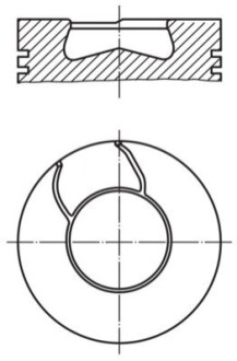 Поршень двигуна MAHLE / KNECHT 008 41 00