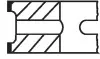 Кільця поршневі MAHLE / KNECHT 004 45 G0 (фото 5)
