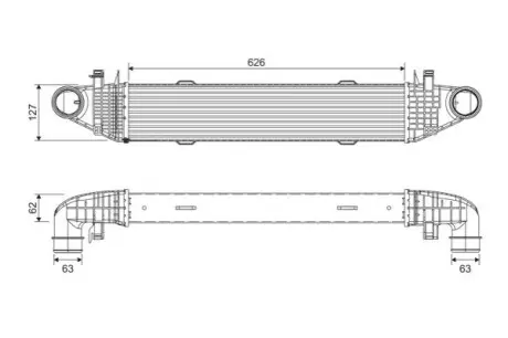 Інтеркулер Valeo 818276