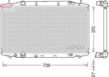 Радіатор DENSO DRM40041