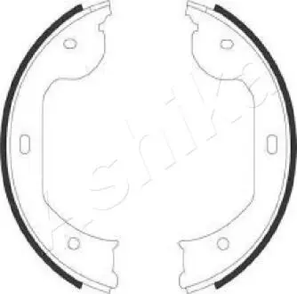 Колодки ручника VW T5 03- (185x30) ASHIKA 55000104
