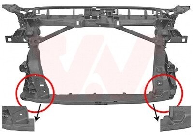 Панель передня AUDI A3 12 > 16 Van Wezel 0336678