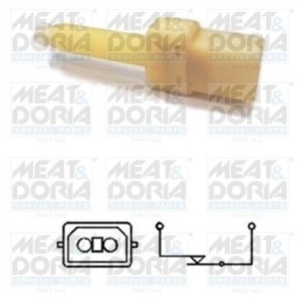 Датчик педалі гальма Audi 80/A4/A6/A8 83-05 (M12x1.5) MEAT&DORIA 35014