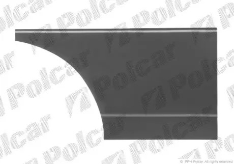 Ремкомплект обшивки дверей лівий Polcar 295040131