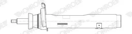 Амортизатор (передній) BMW 2 (F45/F46)/X1 (F48) 14- (L) B37/N47/B38/8/2 (B4) MONROE G8641