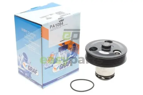 Помпа води VW Golf 05-/Passat 11-/Jetta 2.5 06- (B/B) (7 лоп) GRAF PA1084