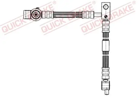 Фото гальмівний шланг QUICK BRAKE 59.995 Гальмівний шланг QUICK BRAKE 59.995