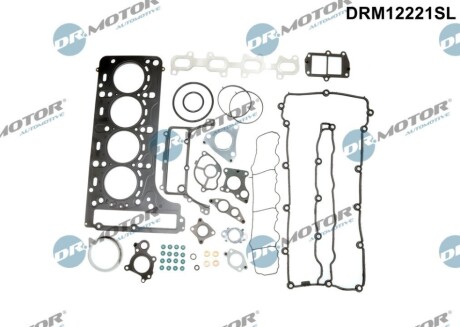 Комплект прокладок з різних матеріалів DR MOTOR DRM12221SL (фото 1)