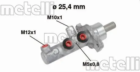 Циліндр гідравлічний гальмівний Metelli 05-0570