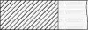 YENMAK Комплект поршневих кілець (на 1 поршень) (83,01/+0.50) (1,2/1,2/2,0) AUDI A3/A4/A5/Q3/Q5 1.8-2.0TFSI, SKODA Octavia 1.8-2.0TSI, VW Golf/Polo/Tiguan 1.8-2.0TSI/FSI 96-09329-050