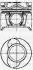 Поршень с кольцами і пальцем (размер отв. 66.00/+0.50) DB Smart 0.8 (OM 660.950 / OM 660 DE 8LA / OM 660.950 / OM 660 D…) дизель Yenmak 31-04675-050 (фото 1)