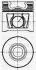 Поршень с кольцами і пальцем (размер отв. 88.6 / +0.6) ( F1AE 0481C EURO 3) Yenmak 31-04831-060 (фото 1)