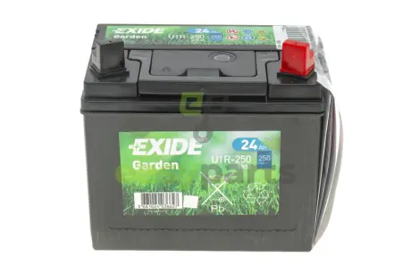 Фото акумуляторна батарея 24Ah/250A (197x132x186/+R) (Garden) EXIDE U1R-250 Акумуляторна батарея 24Ah/250A (197x132x186/+R) (Garden) EXIDE U1R-250