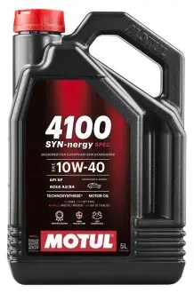 Фото  4100 SYN-nergy SPEC 10W-40 5 л. MOTUL 112892  4100 SYN-nergy SPEC 10W-40 5 л. MOTUL 112892