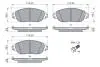 Фото 4 - колодки гальмівні (передні) Audi A3/Skoda Kodiaq 16-/Octavia/VW Golf/Tiguan 12-/T-Roc 17- (+датчик) BOSCH 0986424628 Колодки гальмівні (передні) Audi A3/Skoda Kodiaq 16-/Octavia/VW Golf/Tiguan 12-/T-Roc 17- (+датчик) BOSCH 0986424628 (фото 4)