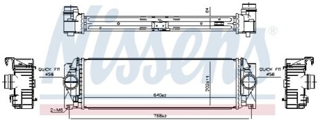 INTERCOOLER DB SPRINTER 07- NISSENS 961312